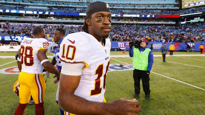 Redskins left a Robert Griffin III jersey in new stadium rendering