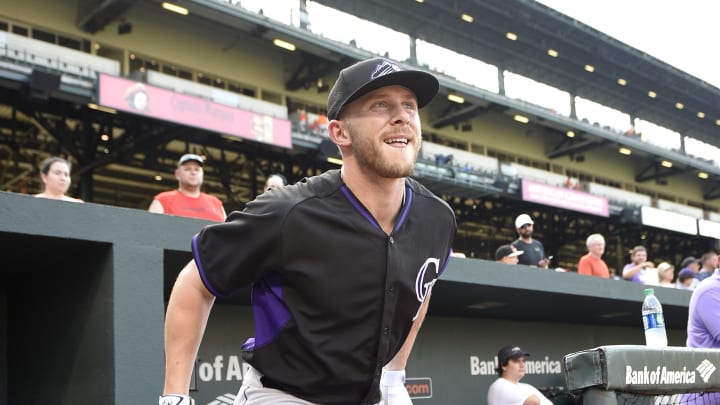 Rockies SS Story out with torn ligament in thumb