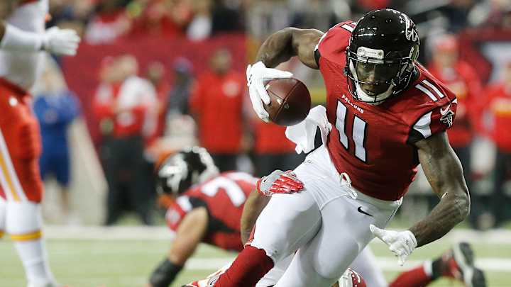 Falcons' Quinn says injured WR Jones expected back 'shortly'
