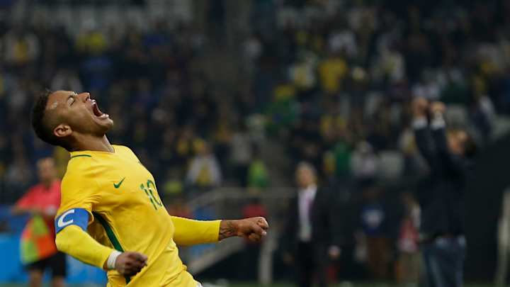 Neymar leads Brazil into men's soccer semifinals
