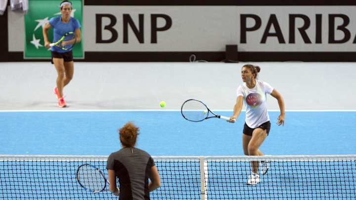 Mladenovic to open against Giorgi, Garcia gets Errani in Fed Cup Mladenovic to open against Giorgi, Garcia gets Errani in Fed Cup