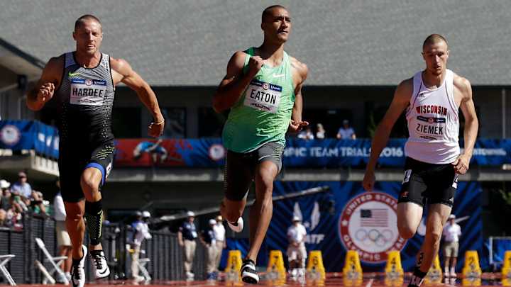 Injured hamstring may sideline Hardee for Day 2 of decathlon
