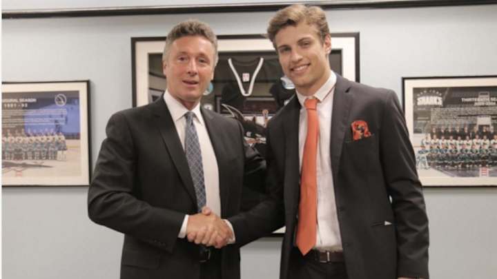 Sharks new goalie Mantas Armalis is also a male model Sharks new goalie Mantas Armalis is also a male model