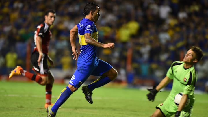 Watch: Carlos Tevez breaks keeper’s jaw with flying knee