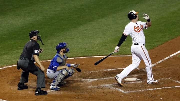Wieters' homer leads Orioles past Blue Jays 5-3