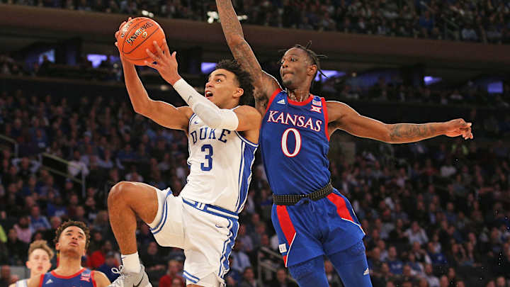 No. 4 Duke Edges No. 3 Kansas in Champions Classic Opener