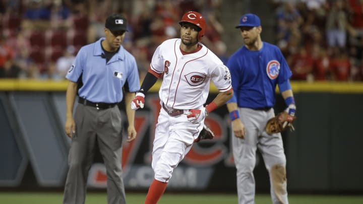 Rizzo hits inside-the-park homer as Hamilton gets hit, hurt