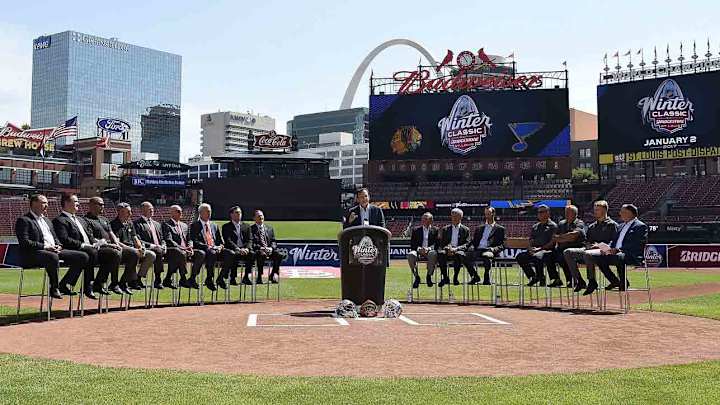 Before Rams left, Blues were in line for lesser outdoor game