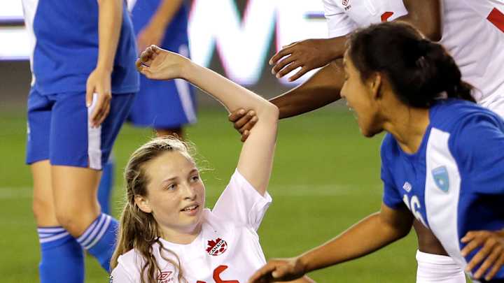 Canada routs Guatemala 10-0 in Olympic women's qualifying