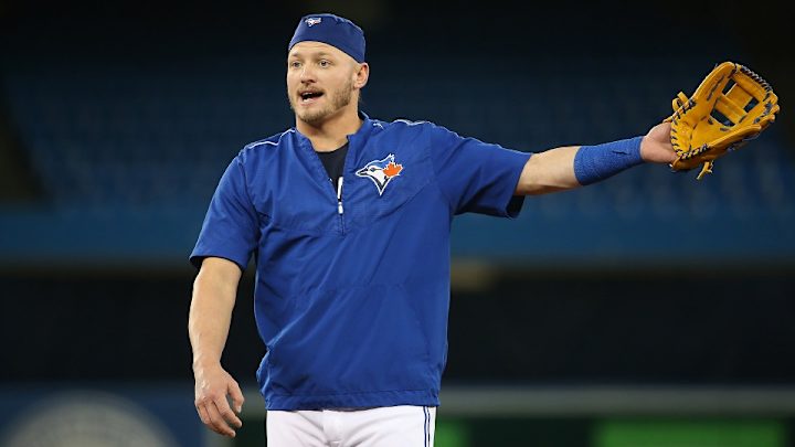 Watch: Line drive goes through Josh Donaldson’s glove Watch: Line drive goes through Josh Donaldson’s glove