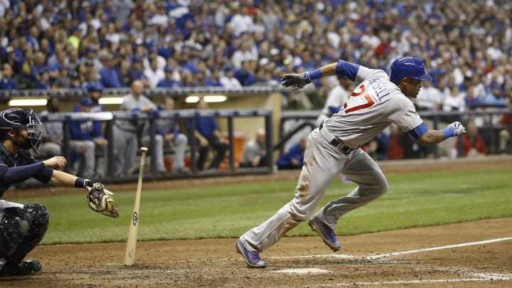 LEADING OFF: Bradley has 25-game hit streak, Stanton slumps