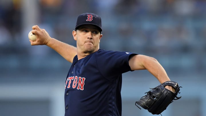 Wright shines in homecoming, Red Sox beat Dodgers 9-0