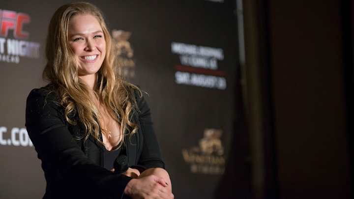Ronda Rousey shows off her toughness in new SNL promos Ronda Rousey shows off her toughness in new SNL promos