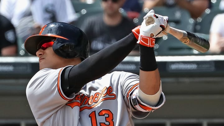 Watch: Orioles’ Manny Machado hits three home runs in three innings
