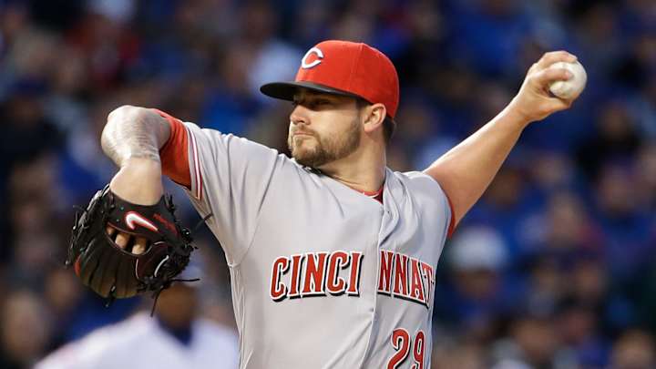 Reds LHP Finnegan through 6 hitless innings vs Cubs