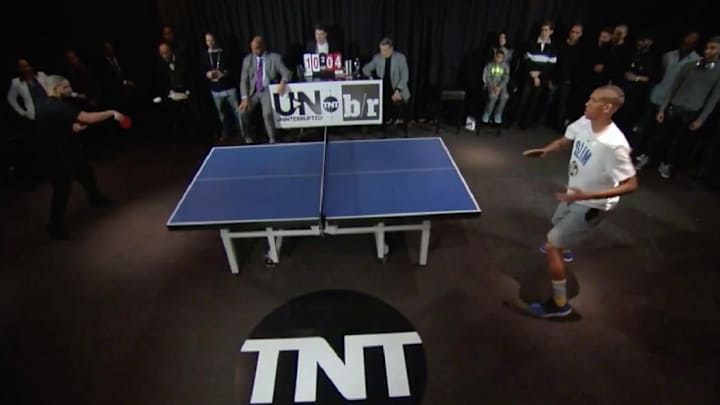 Watch: Reggie Miller edges Drake in ping-pong battle Watch: Reggie Miller edges Drake in ping-pong battle