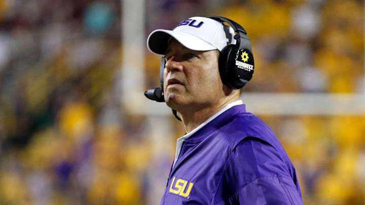 Les Miles says it would be difficult 'not being a coach'