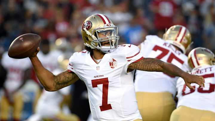 49ers keep Colin Kaepernick as 1 of 3 quarterbacks on roster