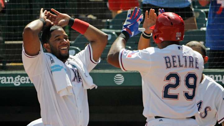 Watch: Elvis Andrus has lots of fun bothering Adrian Beltre