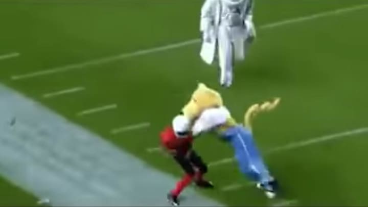 This video of children getting mauled by mascots shouldn’t be this fun
