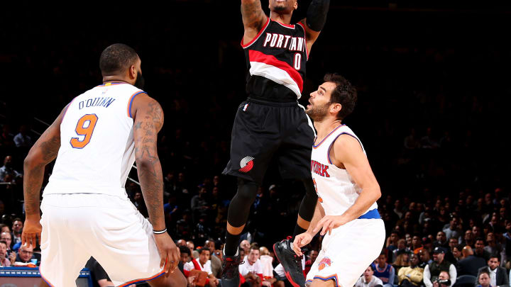 Lillard scores 30, Trail Blazers beat Knicks 104-85