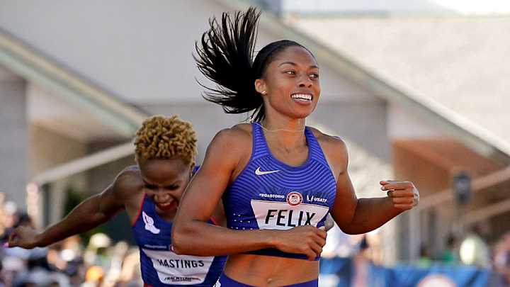 Allyson Felix wins 400 meters in 49.68 at U.S. Olympic trials