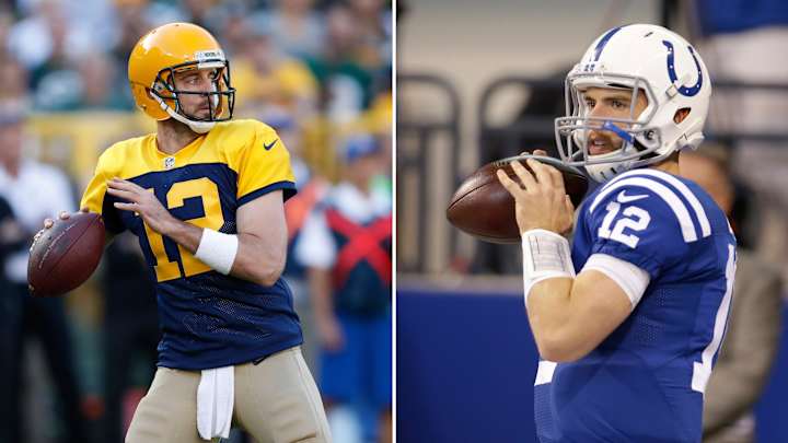 QBs on the move: Colts' Luck, Packers' Rodgers face off