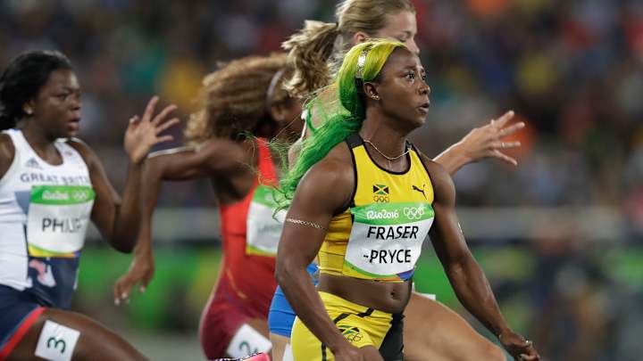 Fraser-Pryce closing in on Olympic sprint triple