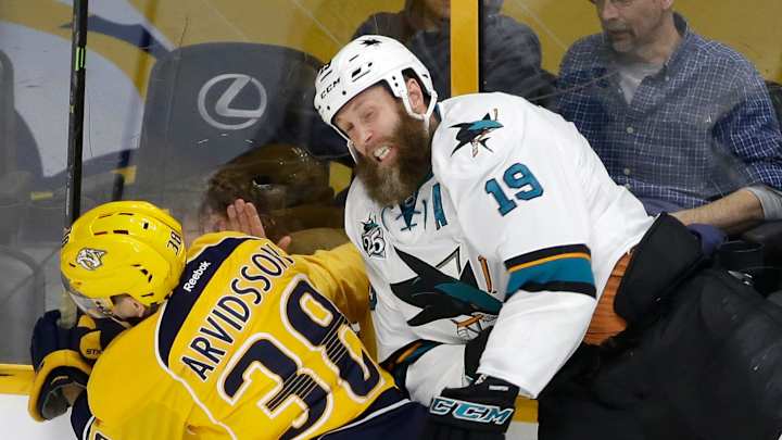 San Jose's Thornton 1 of many veterans key for playoffs