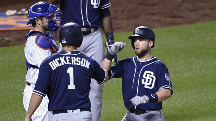 Schimpf has 2 HRs, 6 RBIs as Padres beat reeling Mets 8-6
