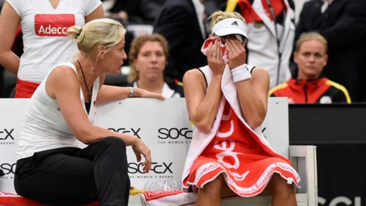 Beck beats Bacsinszky to draw Germany level 2-2 in Fed Cup Beck beats Bacsinszky to draw Germany level 2-2 in Fed Cup