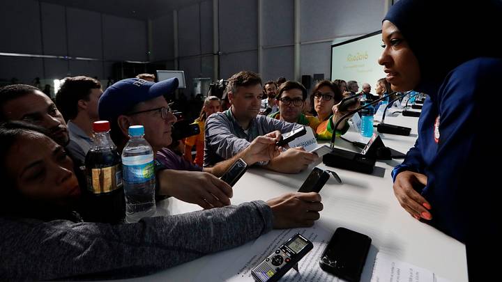Ibtihaj Muhammad to make Olympic history Ibtihaj Muhammad to make Olympic history