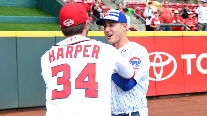 Harper, Rizzo ‘ran out of stuff to talk about’ during six-walk game