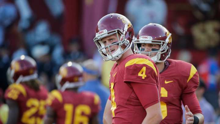 After sticking it out, USC QB Browne turns focus to Alabama After sticking it out, USC QB Browne turns focus to Alabama