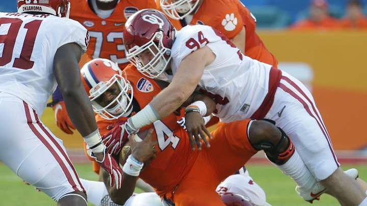 Huge Oklahoma D-line will challenge Buckeyes' ground game