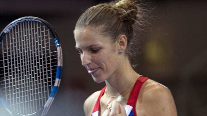 Pliskova gives Czech Republic 1-0 lead in Fed Cup final Pliskova gives Czech Republic 1-0 lead in Fed Cup final