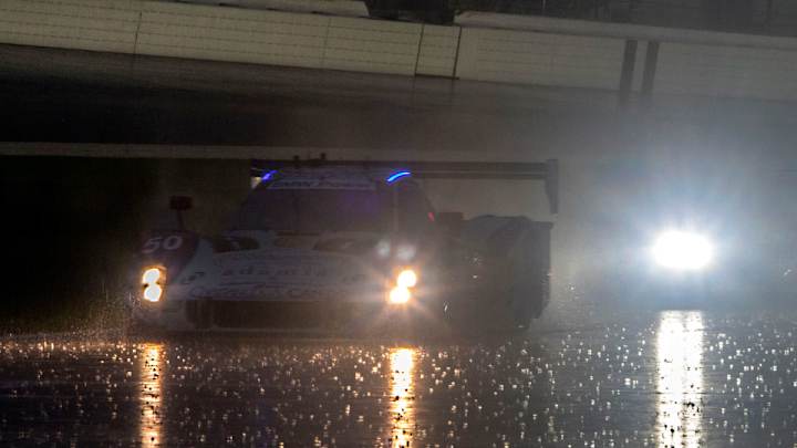 Heavy rain causes odd qualifying for Rolex 24 at Daytona Heavy rain causes odd qualifying for Rolex 24 at Daytona
