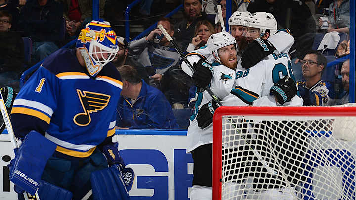 Sharks beat Blues in Game 2 to even Western Conference finals Sharks beat Blues in Game 2 to even Western Conference finals