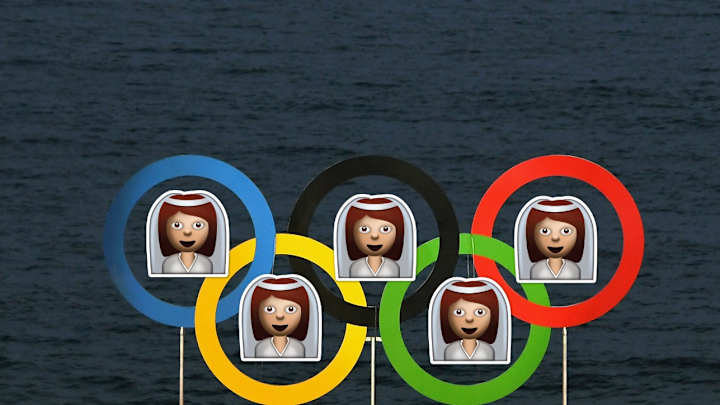 Watch: Bride crashes Rio broadcast, reporter ends up with wedding invite