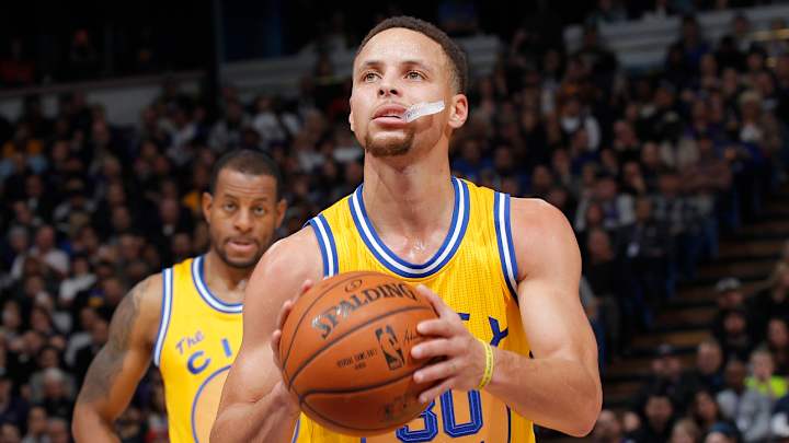 Someone paid $3,190 for a game-used Stephen Curry mouthguard