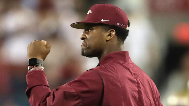 Watch: Jameis Winston gives passionate halftime speech to FSU players Watch: Jameis Winston gives passionate halftime speech to FSU players