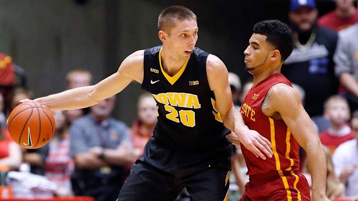 Reeling in the wins: Jarrod Uthoff's jump shooting and shot blocking has surprising Iowa angling for a title
