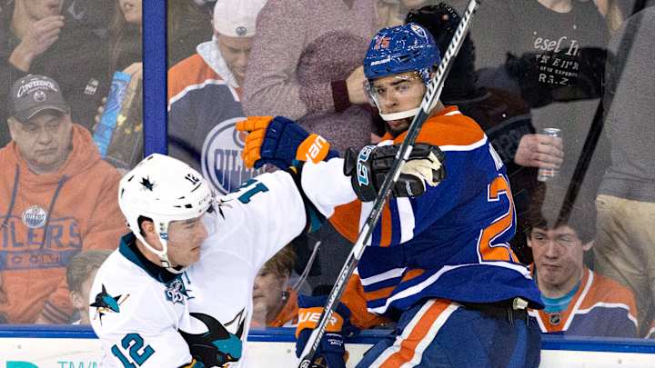 Oilers' Nurse suspended for being aggressor Oilers' Nurse suspended for being aggressor