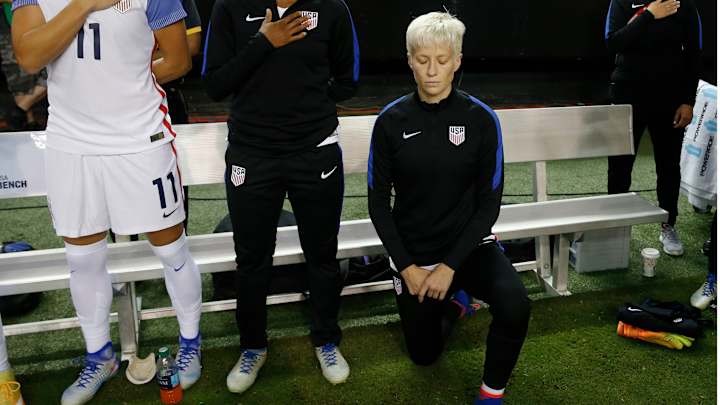 Megan Rapinoe explains why she knelt during national anthem