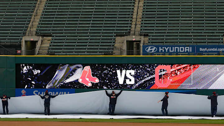 Red Sox-Indians game postponed by inclement weather