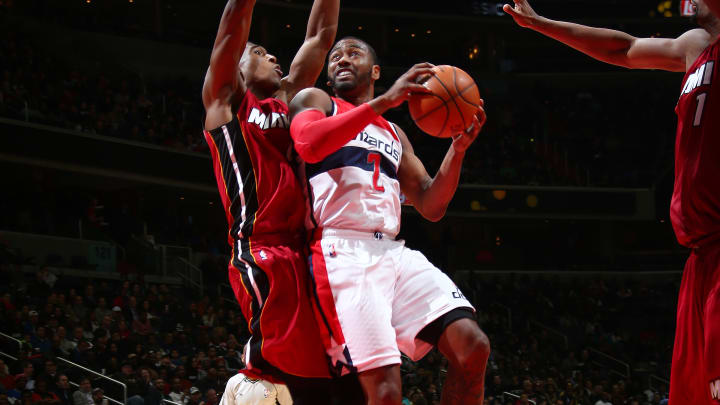 Wall, Beal each score 18, Wizards down Heat, 106-87 Wall, Beal each score 18, Wizards down Heat, 106-87