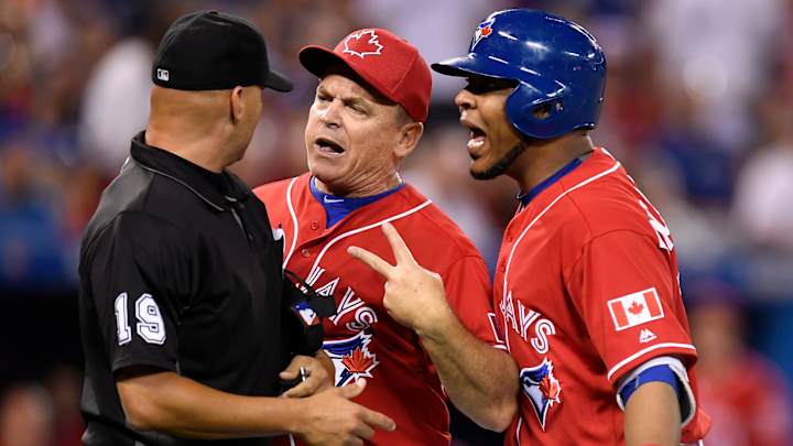 Encarnacion suspended one game for making contact with ump