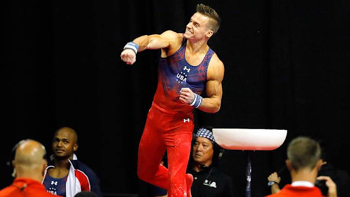 National champ Sam Mikulak on top at men’s gymnastics trials