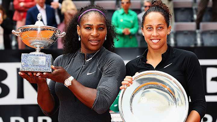 Serena Williams defeats Madison Keys to win Italian Open