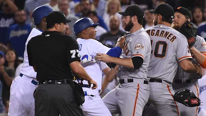 Vin Scully made the Dodgers-Giants brawl sound almost serene Vin Scully made the Dodgers-Giants brawl sound almost serene
